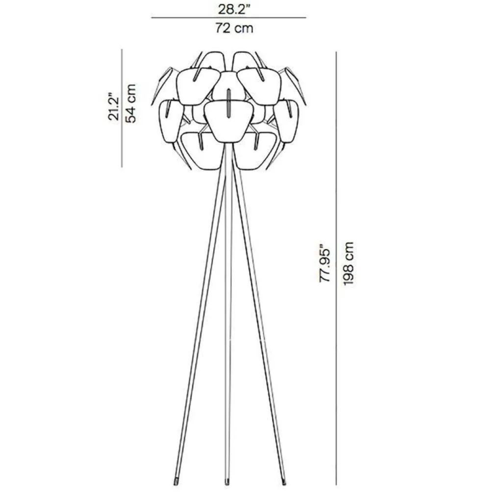 Luceplan Hope D66 Stehleuchte Ø72cm| Stehleuchten