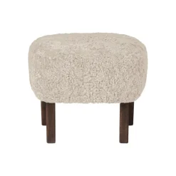 Hocker^Audo Ingeborg Fußhocker Schaffell