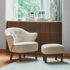 Hocker^Audo Ingeborg Fußhocker Stoff