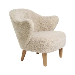 Sessel^Audo Ingeborg Lounge Chair Schaffell