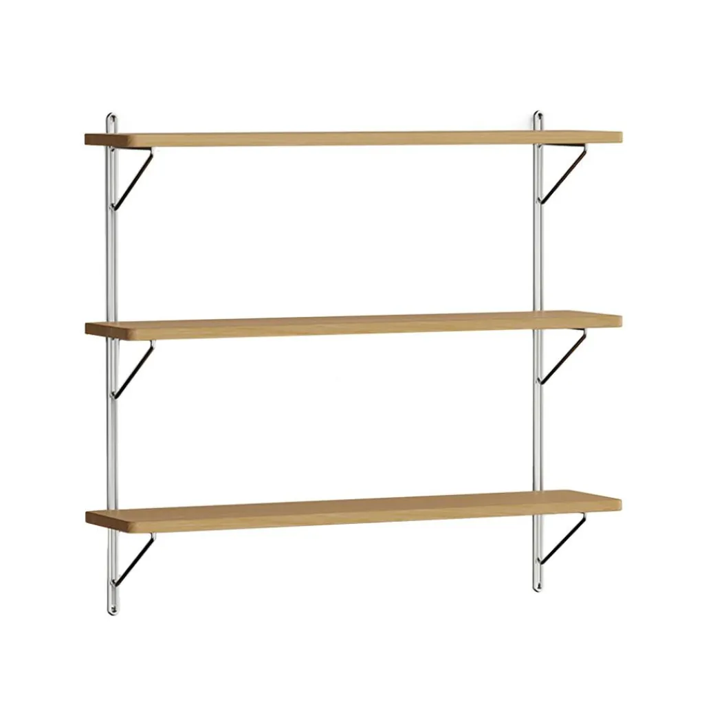 Regale^Nine Inline Wandregal Gestell poliert S