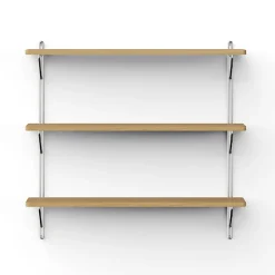 Regale^Nine Inline Wandregal Gestell poliert S