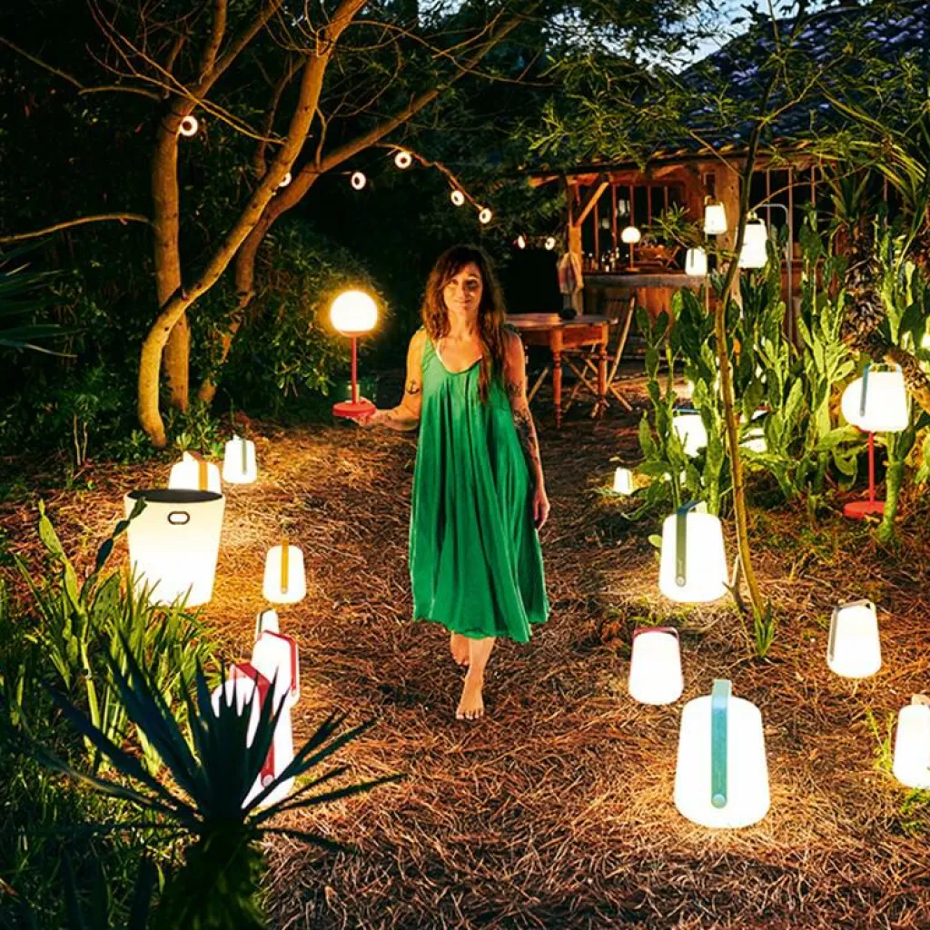 Bodenleuchten^Fermob Inouï LED Leuchthocker mit Akku