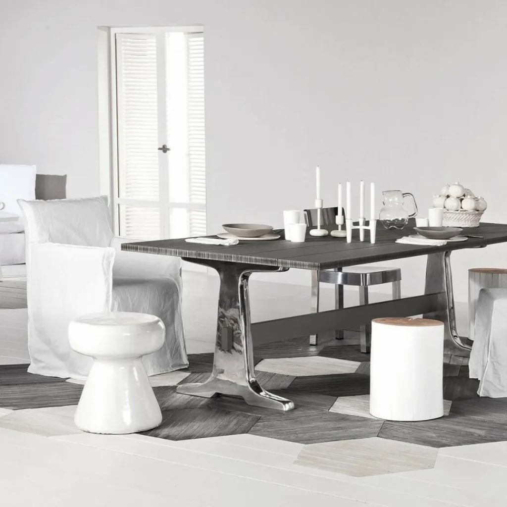 Gervasoni InOut 44 Beistelltisch / Hocker| Garten-Beistelltische