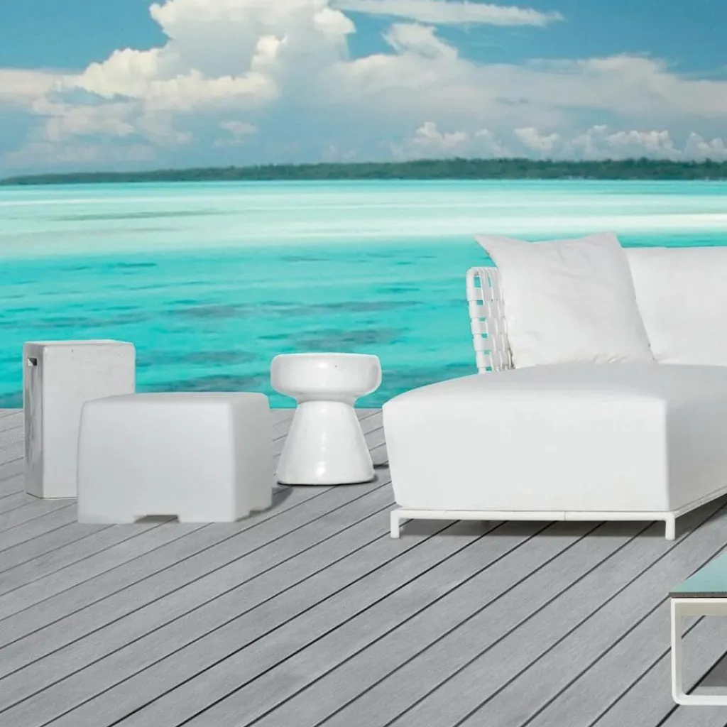 Gervasoni InOut 44 Beistelltisch / Hocker| Garten-Beistelltische