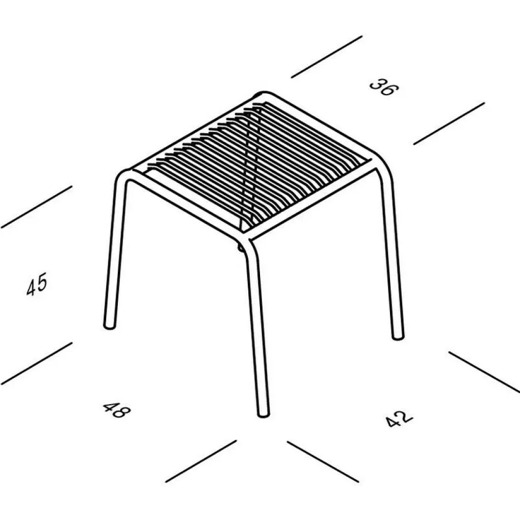 Hocker^OUT Objekte unserer Tage Ivy Gartenhocker