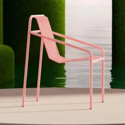 Gartentische^OUT Objekte unserer Tage Ivy Gartenset Tisch 90cm + 2 Armlehnstühle