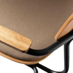 Stühle^FDB Møbler J182 Holmen Armlehnstuhl stapelbar gepolstert