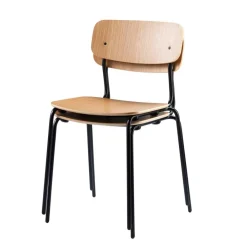 FDB Møbler J182 Holmen Stuhl stapelbar 4er Set| Stühle