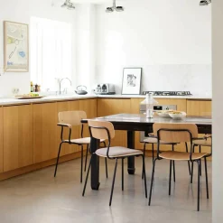 FDB Møbler J182 Holmen Stuhl stapelbar gepolstert| Stühle