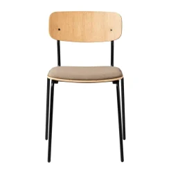 FDB Møbler J182 Holmen Stuhl stapelbar gepolstert| Stühle
