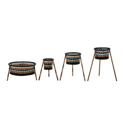 Moroso Jardin Suspendu Pflanzenkorb 4er Set| Blumenkästen