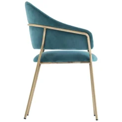 Pedrali Jazz 3716 Armlehnstuhl gepolstert Gestell Messing antik| Stühle