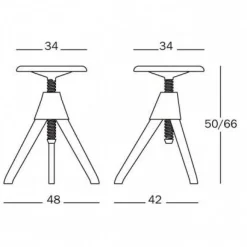Hocker^Magis Jerry Hocker 50-66cm