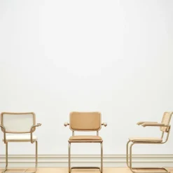 Thonet JS. a personal Interpretation by Jil Sander S 64 P Nordic Freischwinger Armlehnstuhl| Stühle