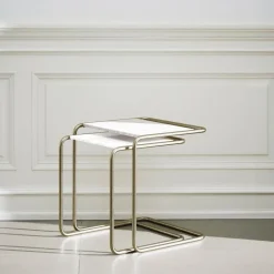 Thonet JS. a personal Interpretation by Jil Sander B 97 Nordic Beistelltisch 2er Set Marmor| Tische|Beistelltische