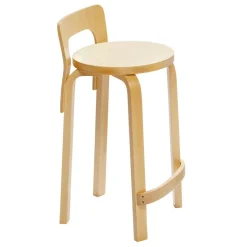 Artek K65 Barstuhl Gestell klar lackiert| Barhocker