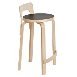 Artek K65 Barstuhl Gestell klar lackiert| Barhocker