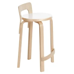 Artek K65 Barstuhl Gestell klar lackiert| Barhocker