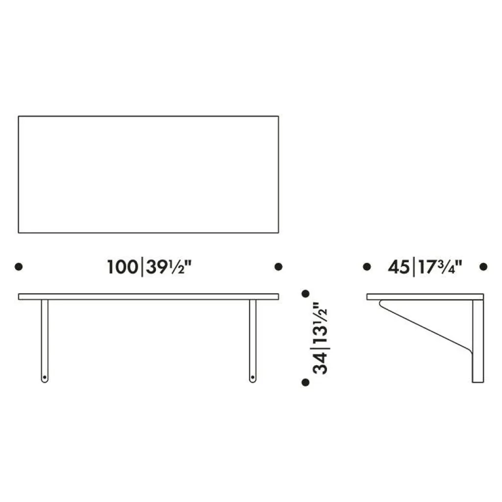 Tische^Artek Kaari Wandschreibtisch