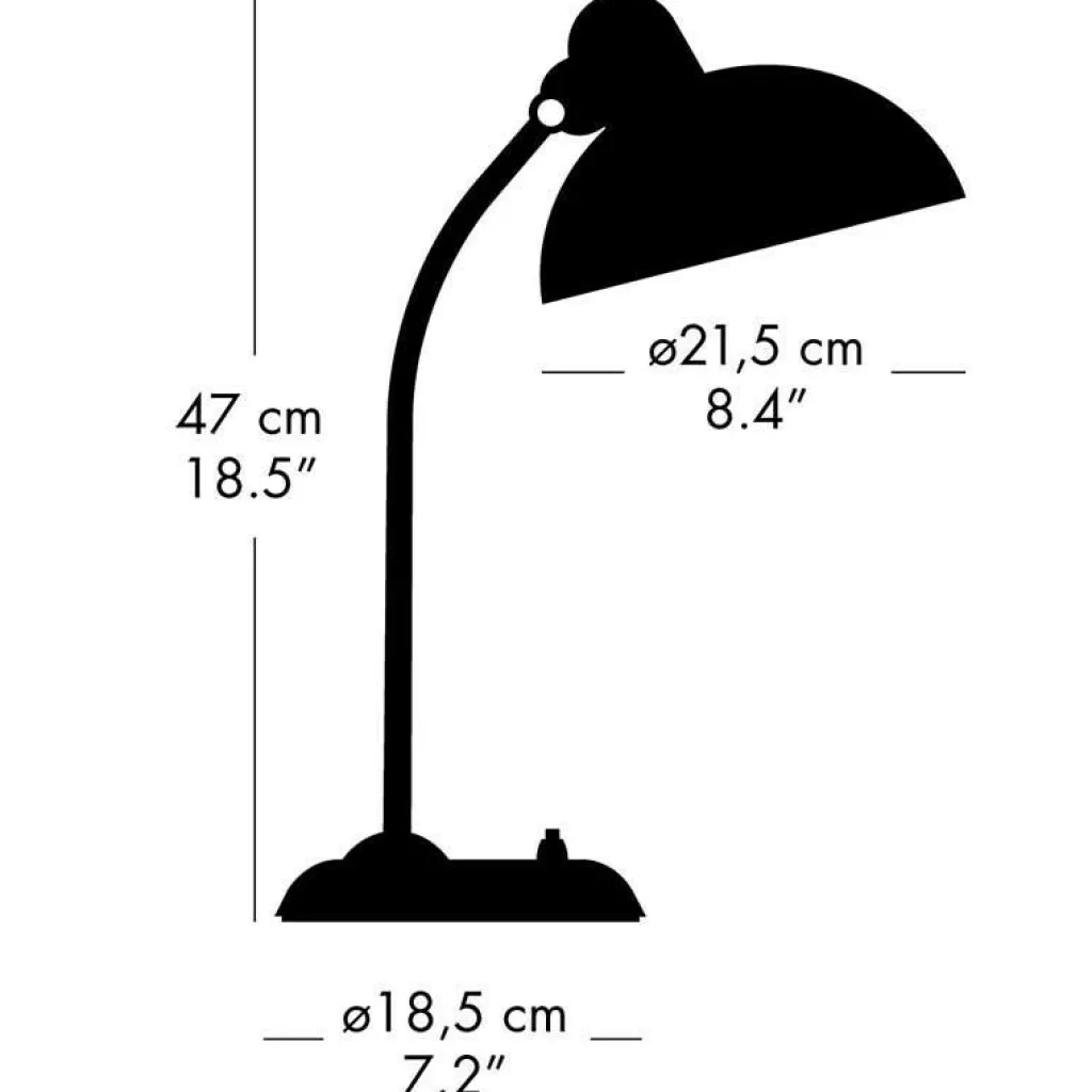 Tischleuchten|Nachttischleuchten^Fritz Hansen Kaiser Idell™ 6556-T Tischleuchte