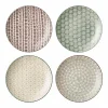 Geschirr^Bloomingville Karine Teller 4er Set Ø25cm