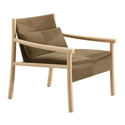 Sessel^Arper KATA Loungesessel inkl. Kissen Gestell Eiche