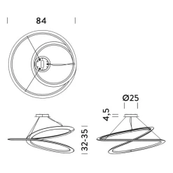 Pendelleuchten^Nemo Kepler Minor LED Pendelleuchte
