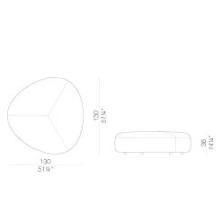 Poufs^Lapalma Kipu D03 Hocker H36cm