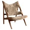 Sessel^Audo Knitting Lounge Chair Schaffell