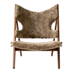 Sessel^Audo Knitting Lounge Chair Schaffell