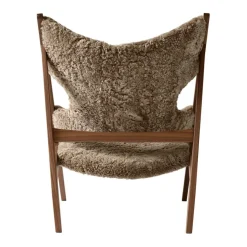Sessel^Audo Knitting Lounge Chair Schaffell