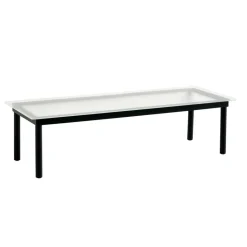 Beistelltische|Tische^HAY Kofi Couchtisch Gestell Eiche schwarz lackiert 140x50cm