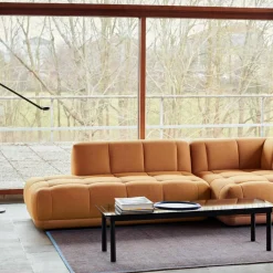 Beistelltische|Tische^HAY Kofi Couchtisch Gestell Eiche schwarz lackiert 140x50cm