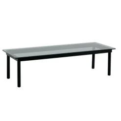 Beistelltische|Tische^HAY Kofi Couchtisch Gestell Eiche schwarz lackiert 140x50cm