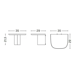 HAY Korpus Wandregal mit Kleiderhaken S| Regale
