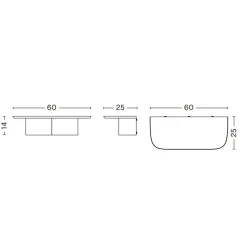 HAY Korpus Wandregal mit Kleiderhaken M| Regale