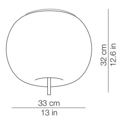 Deckenleuchten^Kdln Kushi 33 Wandleuchte/ Deckenleuchte