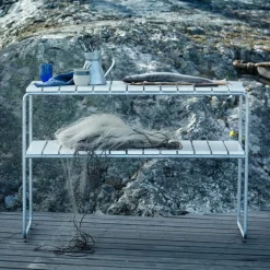 Grythyttan L105 Gartenbeistelltisch Eiche| Garten-Beistelltische