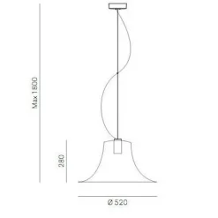 Pendelleuchten^Pedrali L004 Pendelleuchte