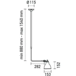 DCW Lampe Gras N°313 Deckenleuchte| Deckenleuchten