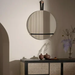 Design House Stockholm Lasso Wandspiegel rund Ø 50cm| Spiegel|Spiegel