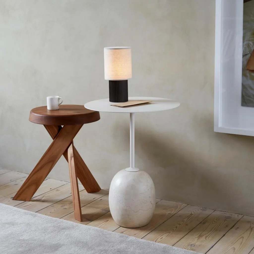 &Tradition Lato LN8 Beistelltisch Platte Stahl rund| Beistelltische