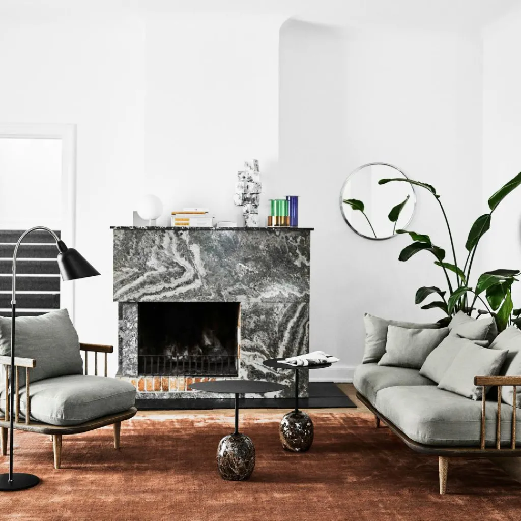 &Tradition Lato LN8 Beistelltisch Platte Stahl rund| Beistelltische