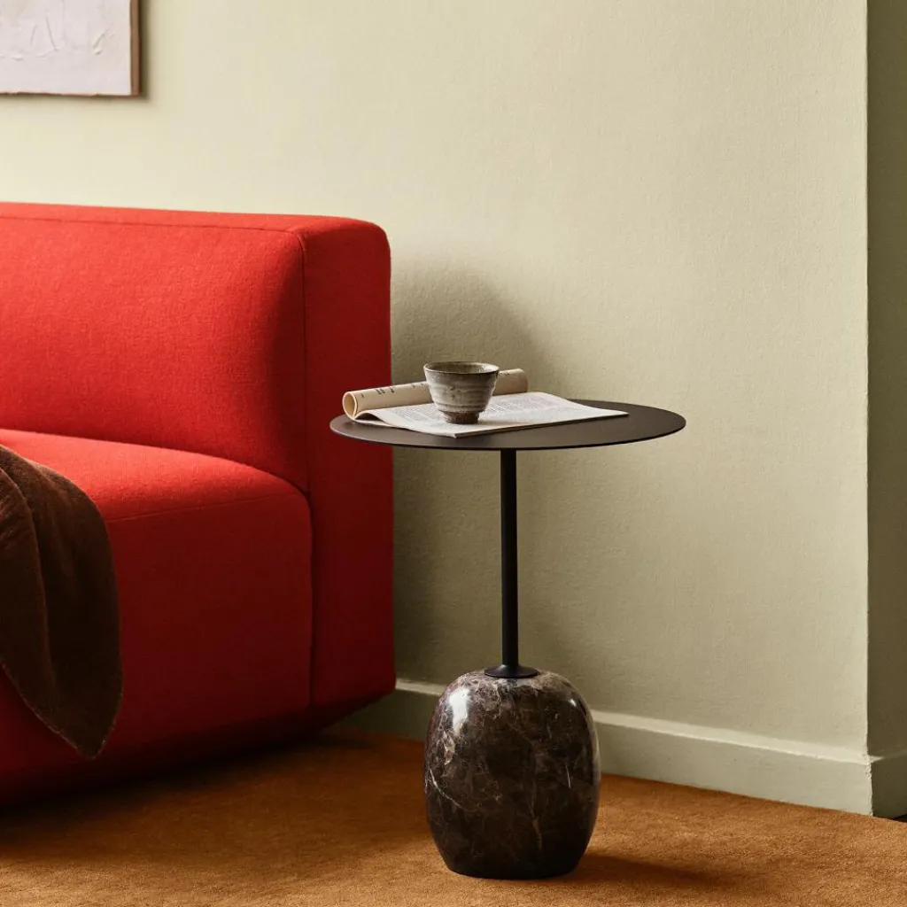 &Tradition Lato LN8 Beistelltisch Platte Stahl rund| Beistelltische