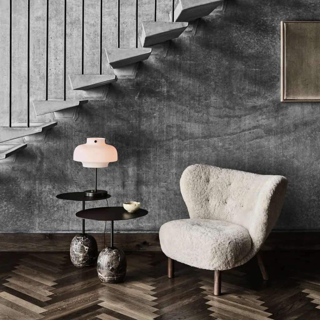 &Tradition Lato LN8 Beistelltisch Platte Stahl rund| Beistelltische