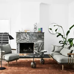 &Tradition Lato LN9 Beistelltisch Platte Stahl Oval| Tische