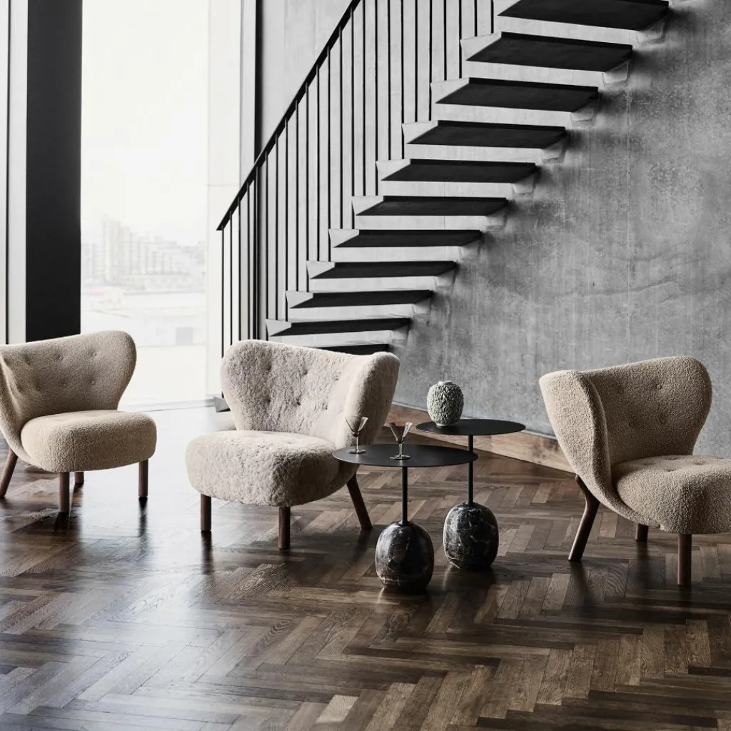 &Tradition Lato LN9 Beistelltisch Platte Stahl Oval| Tische