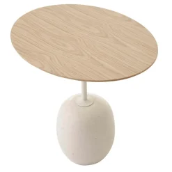 Beistelltische^&Tradition Lato LN9 Beistelltisch Platte Holz oval