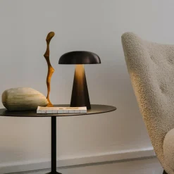 Beistelltische^&Tradition Lato LN9 Beistelltisch Platte Holz oval